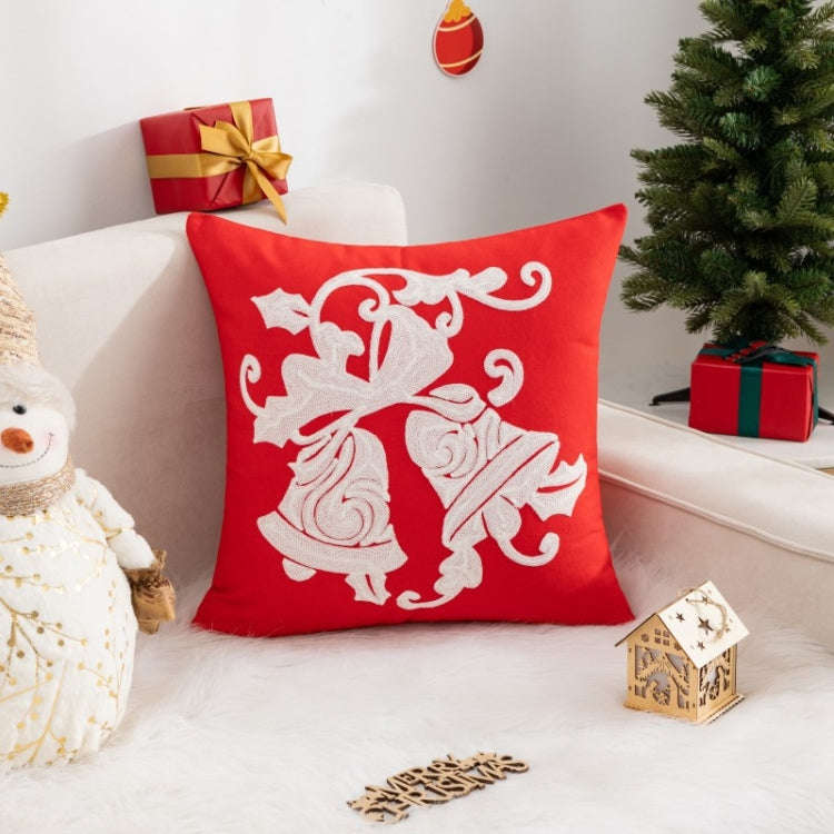 45x45cm Christmas Decoration Pillowcase Cartoon Printing Embroidery Pillow Cushion, Pillow Core N...