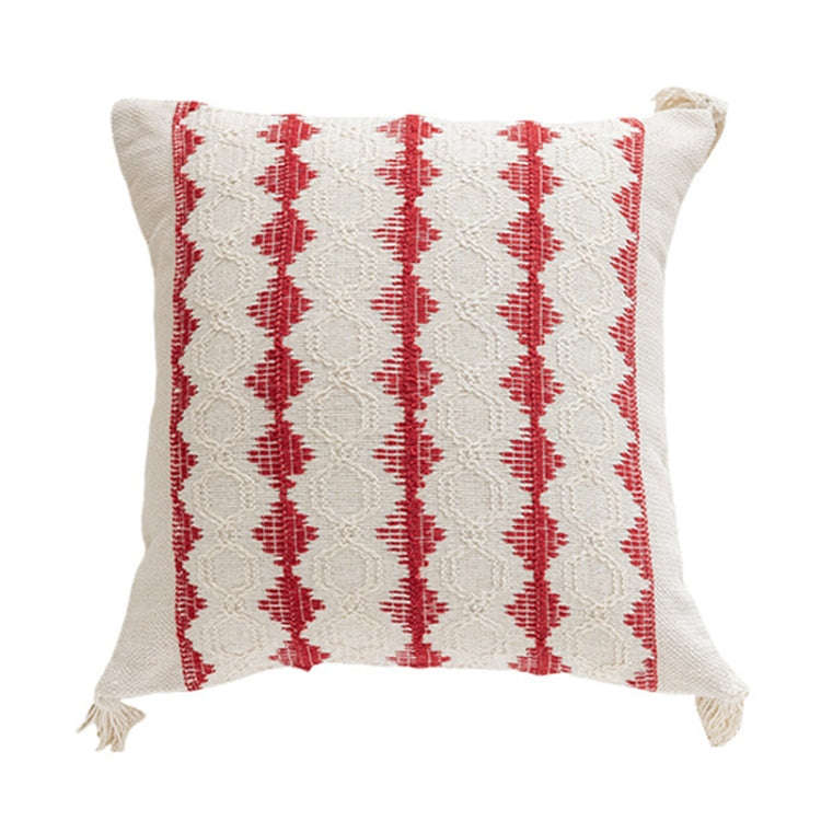 45x45cm Christmas Jacquard Sofa Pillowcase Simple Recliner Pillow Cover, Pillow Core Not Included...