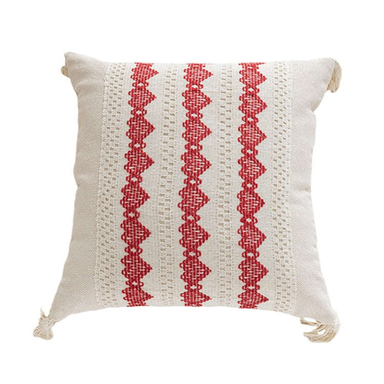 45x45cm Christmas Jacquard Sofa Pillowcase Simple Recliner Pillow Cover, Pillow Core Not Included...