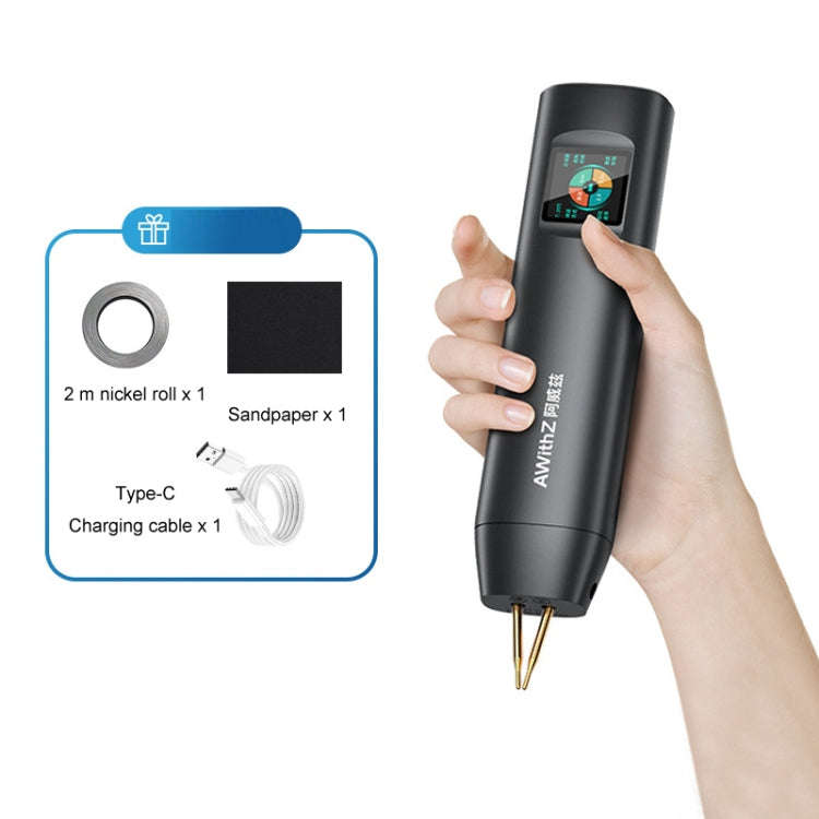 AwithZ Color Screen Portable Handheld Lithium Battery Nickel Sheet Spot Welding Machine(H2)