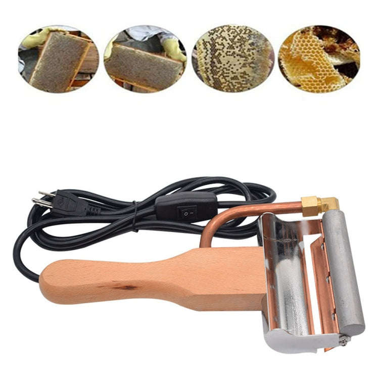 Electric Heating Honey Cutting Knife Beeswax Honey Scraper(EU Plug)