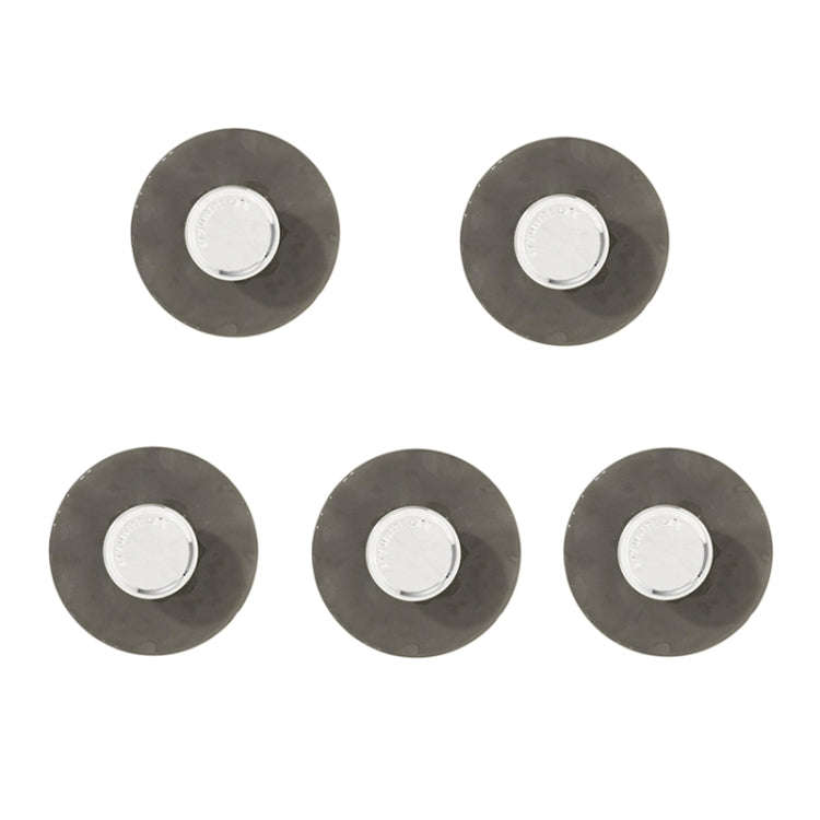 5pcs Strong Non-Marking Adhesive Hook Nail-Free Sticky Hook Bathroom Door Wall Clothes Hanger(Gray)