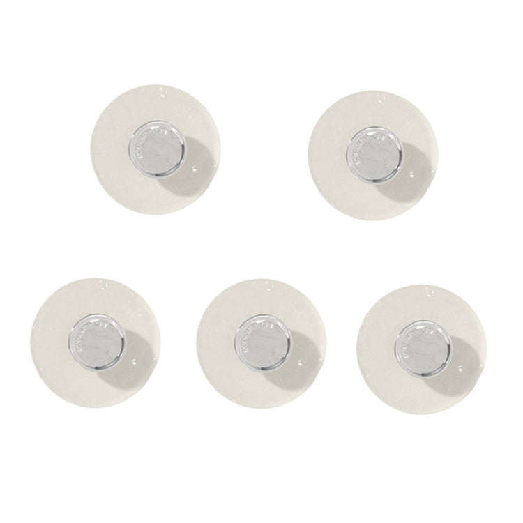 5pcs Strong Non-Marking Adhesive Hook Nail-Free Sticky Hook Bathroom Door Wall Clothes Hanger(White)