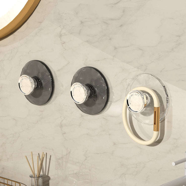 5pcs Strong Non-Marking Adhesive Hook Nail-Free Sticky Hook Bathroom Door Wall Clothes Hanger(White)