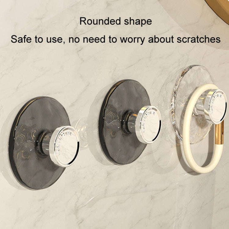 5pcs Strong Non-Marking Adhesive Hook Nail-Free Sticky Hook Bathroom Door Wall Clothes Hanger(White)