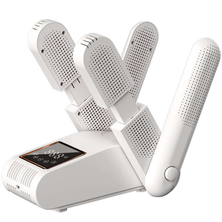 UV Antibacterial LED Touch Intelligent Constant Temperature Shoe Dryer, Spec: EU Plug(White)