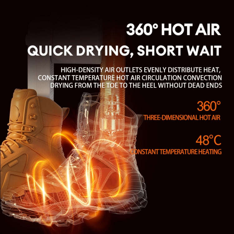 UV Antibacterial LED Touch Intelligent Constant Temperature Shoe Dryer, Spec: US Plug(White)