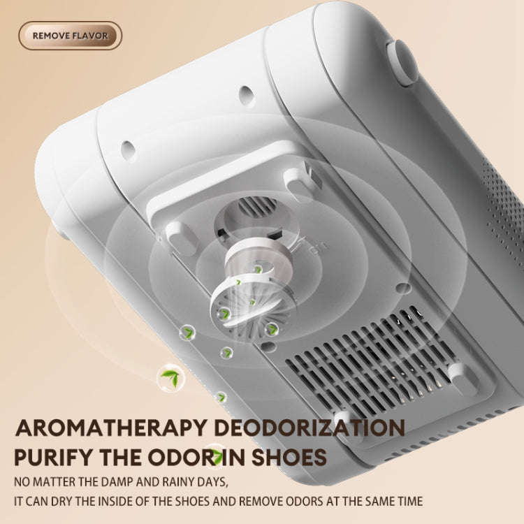 UV Antibacterial LED Touch Intelligent Constant Temperature Shoe Dryer, Spec: EU Plug(Green)