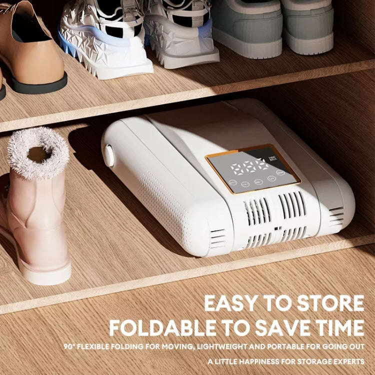 UV Antibacterial LED Touch Intelligent Constant Temperature Shoe Dryer, Spec: EU Plug(Green)