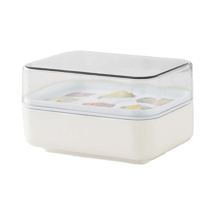 Mini Press Type Ice Cube Mold Food Silicone 6 Cubes Easy to Release Household Ice Lolly Making Bo...