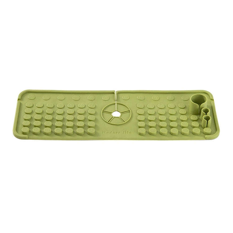 Faucet Silicone Drainage Mat Multi-functional Household Sink Countertop Anti-slip Anti-splash Sto...