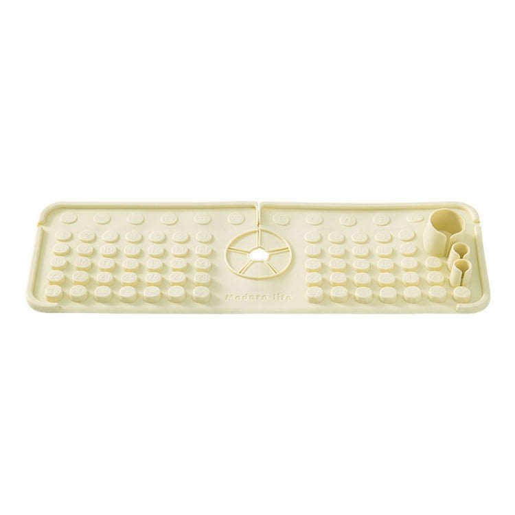 Faucet Silicone Drainage Mat Multi-functional Household Sink Countertop Anti-slip Anti-splash Sto...