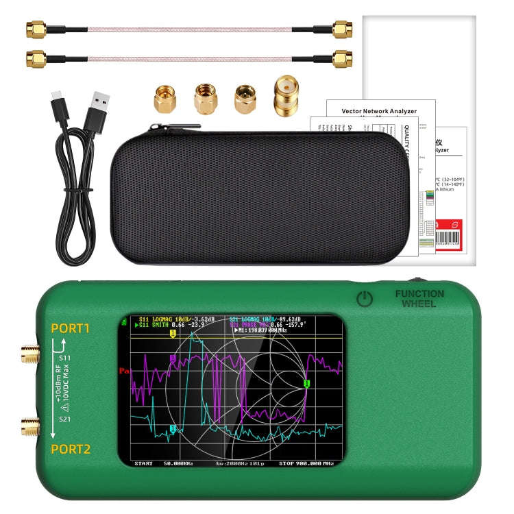 BSIDE P5 Handheld Vector Network Analyser Colorful Screen Network Tester