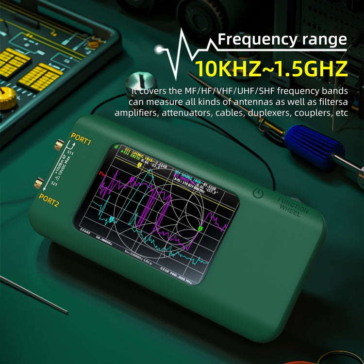 BSIDE P5 Handheld Vector Network Analyser Colorful Screen Network Tester