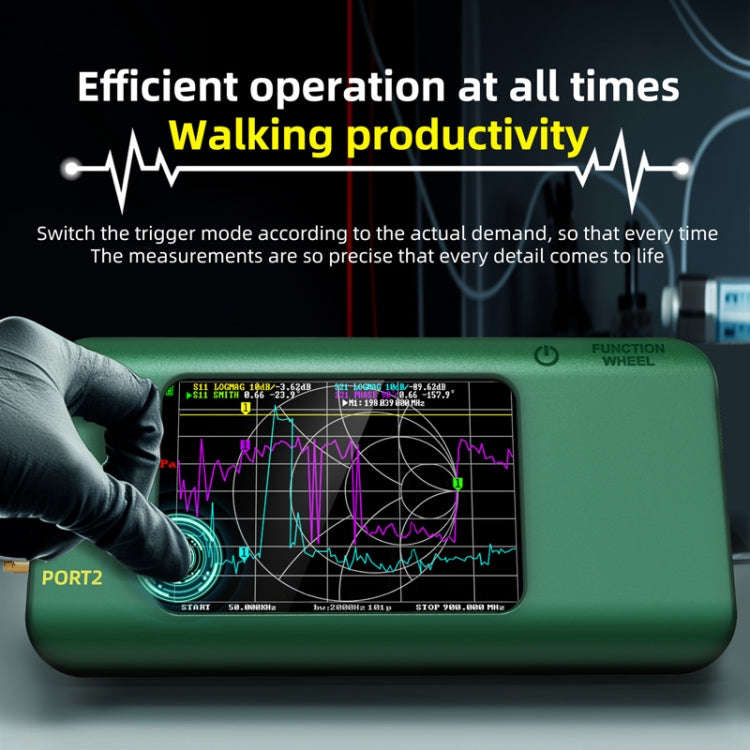BSIDE P5 Handheld Vector Network Analyser Colorful Screen Network Tester