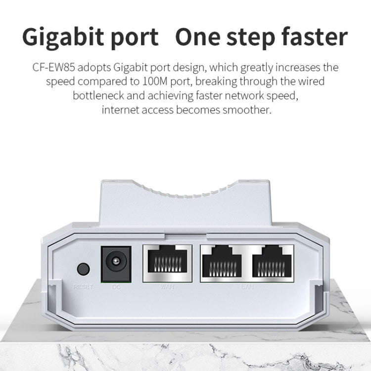 COMFAST CF-EW85 1300Mbps 2.4G/5.8G Gigabit Wireless AP Signal Amplifier Supports DC/POE Power Sup...