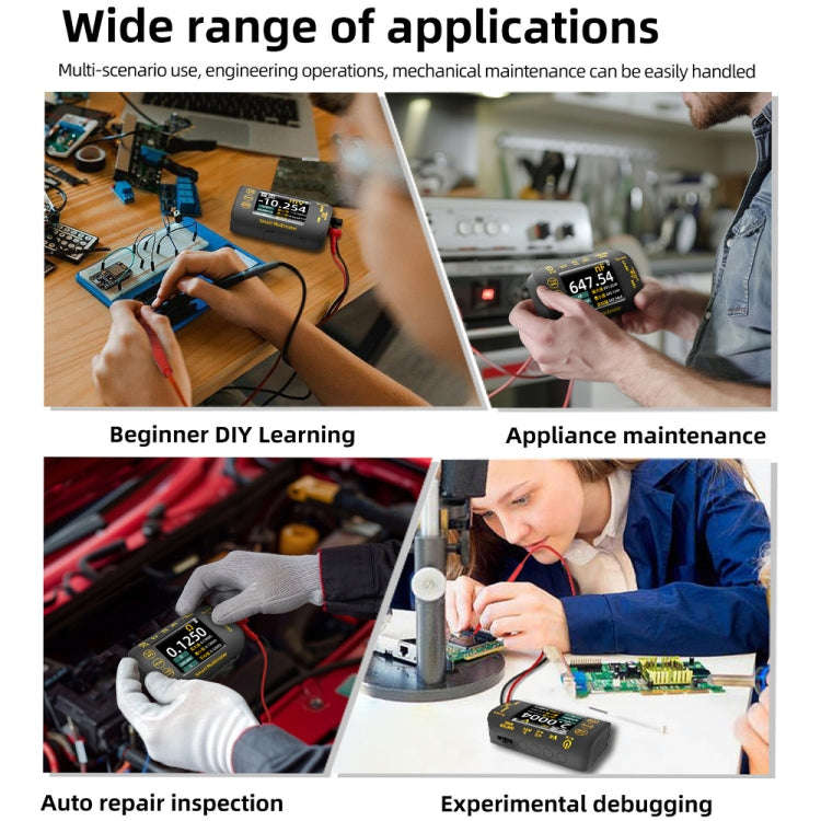 BSIDE S40 High Precision Digital Multimeter Portable Desktop Colorful Screen 20,000 Characters Mu...