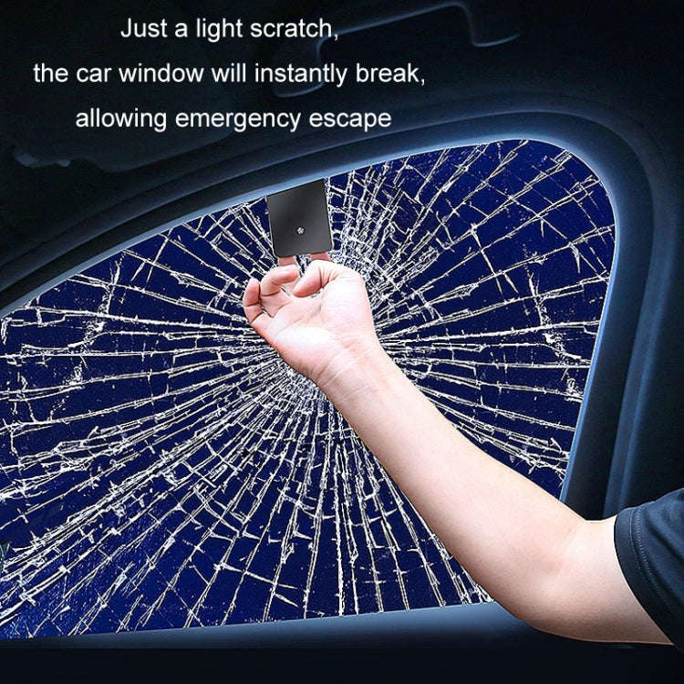 Car Window Breaking Safety Card Emergency Life-Saving Hammer(8.5x5.5cm)