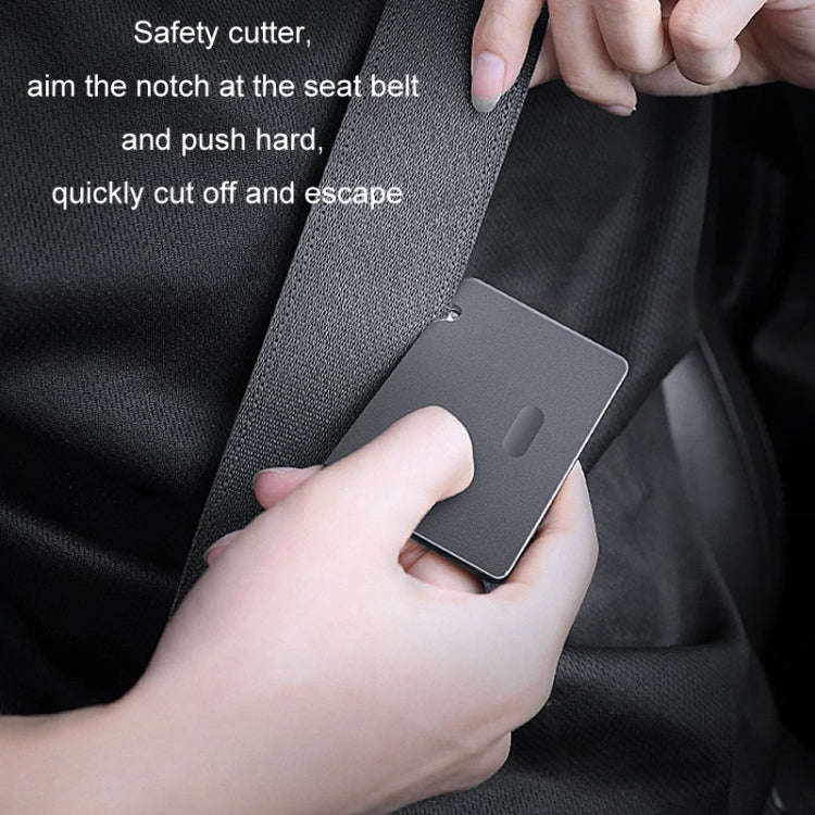 Car Window Breaking Safety Card Emergency Life-Saving Hammer(8.5x5.5cm)