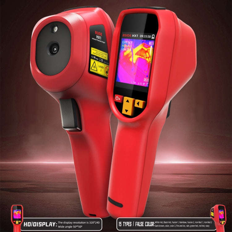 BSIDE HX1 Handheld Thermal Imaging Device Power Non-Contact Thermometer