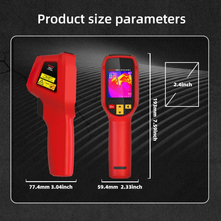 BSIDE HX1 Handheld Thermal Imaging Device Power Non-Contact Thermometer