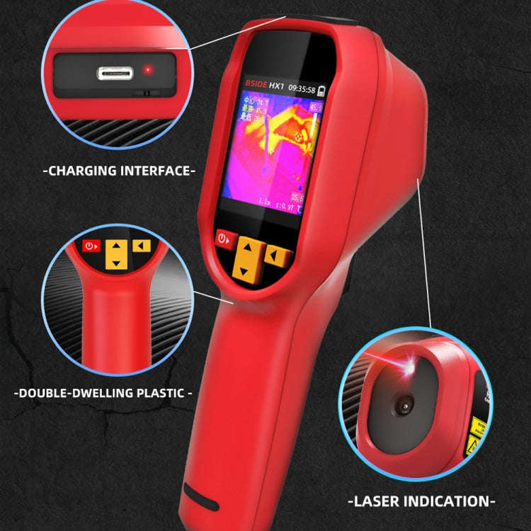 BSIDE HX1 Handheld Thermal Imaging Device Power Non-Contact Thermometer