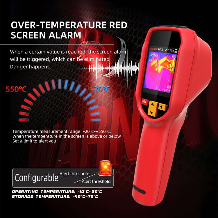 BSIDE HX1 Handheld Thermal Imaging Device Power Non-Contact Thermometer
