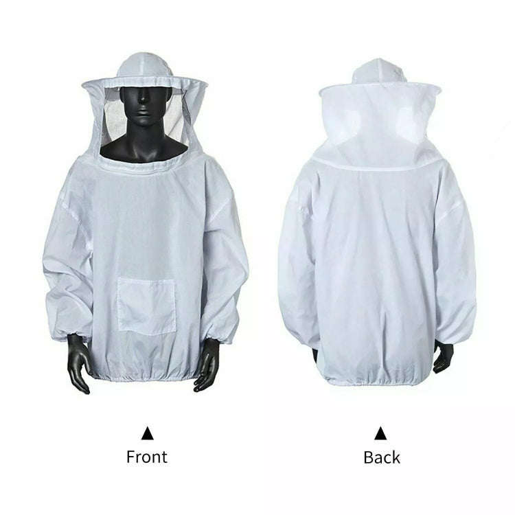 4-in-1 Anti-bee Clothing + Scraper + Bee Brush + Anti-bee Gloves Beekeeping Set(Free Size)