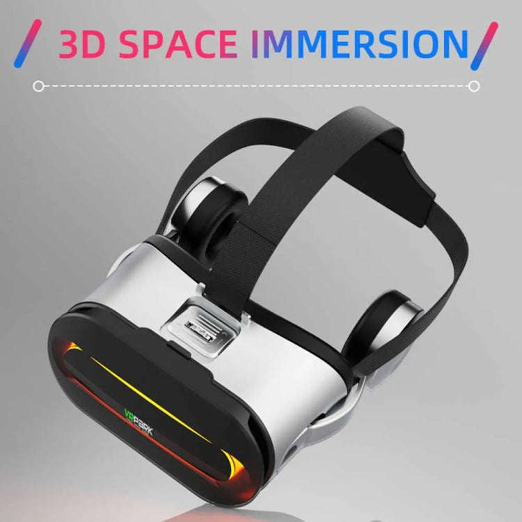 VRPARK J60 Virtual Reality Headset VR Glasses Built-In Headphones For Immersive Experience(White)