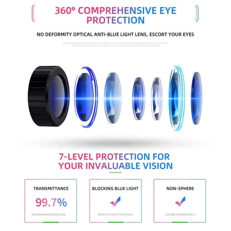 VRPARK J60 Virtual Reality Headset VR Glasses Built-In Headphones For Immersive Experience(White)