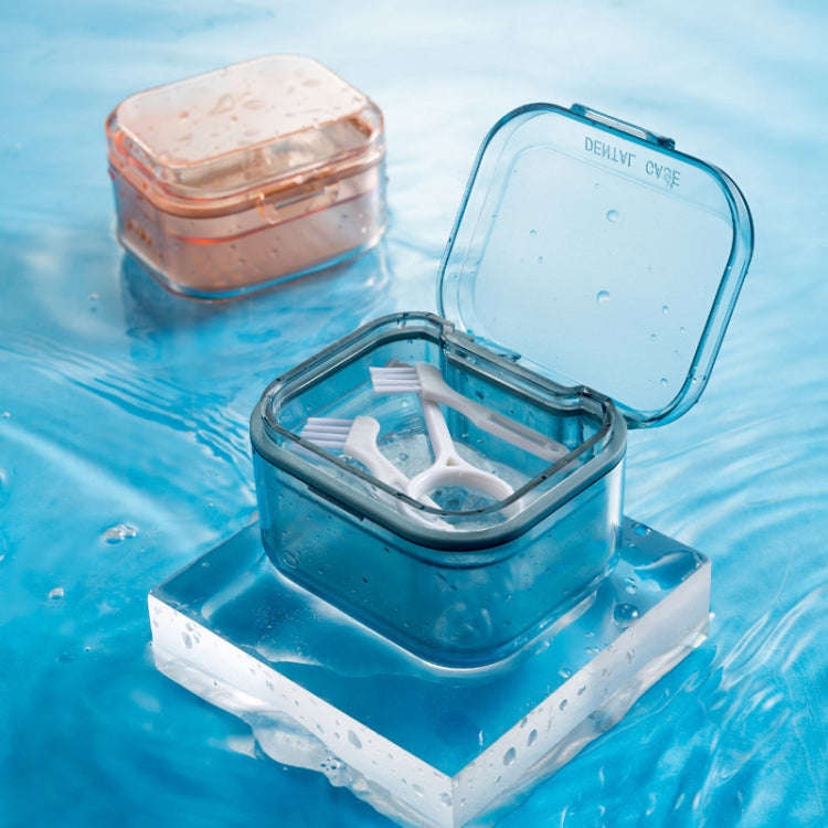3-layer Denture Case Invisible Orthodontic Retainer Storage Box Drainage Layered Braces Cleaning ...