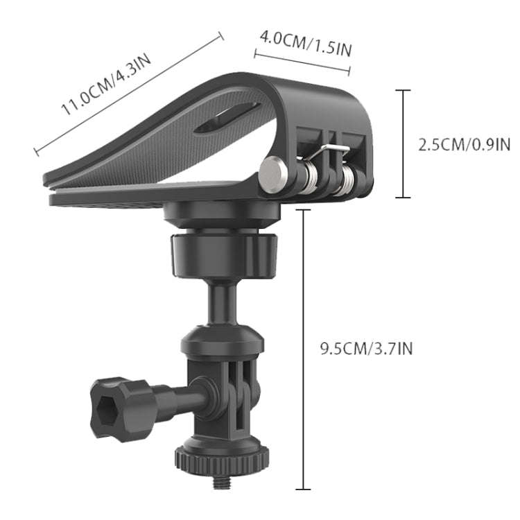 Car Sun Visor Bracket Panoramic Sports Camera Vehicle Mount Base