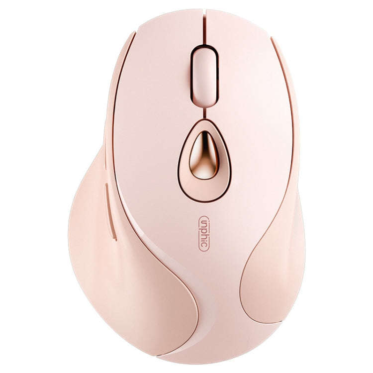 Inphic DR801 2.4G+Bluetooth 5.0/4.0 Wireless Mouse USB Tri-Mode Mute Rechargeable Girls Office Ho...