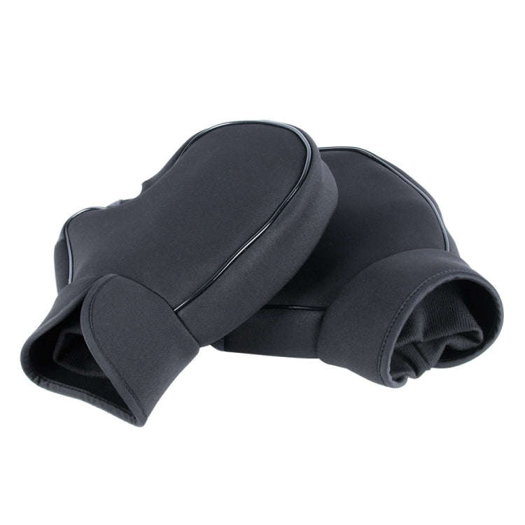Motorcycle Riding Velvet Warm Grip Gloves(Black)
