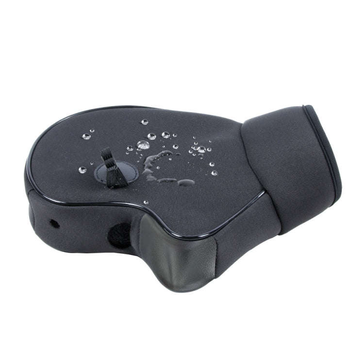 Motorcycle Riding Velvet Warm Grip Gloves(Black)