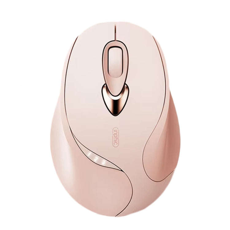 Inphic M8P 2.4G Wireless Mouse USB Mute Charging Girls Office Portable Ergonomic Mouse With Power...
