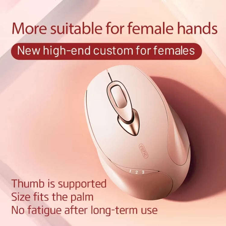 Inphic M8P 2.4G Wireless Mouse USB Mute Charging Girls Office Portable Ergonomic Mouse With Power...