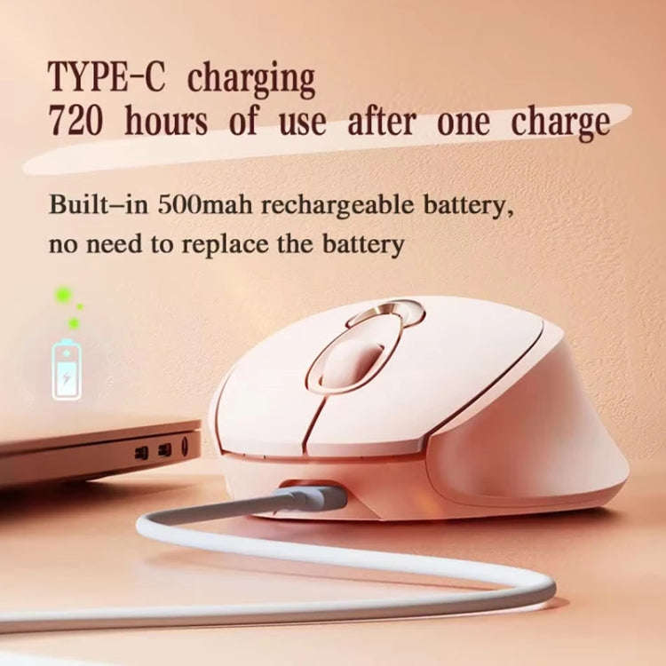 Inphic M8P 2.4G Wireless Mouse USB Mute Charging Girls Office Portable Ergonomic Mouse With Power...