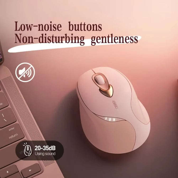 Inphic M8P 2.4G Wireless Mouse USB Mute Charging Girls Office Portable Ergonomic Mouse With Power...
