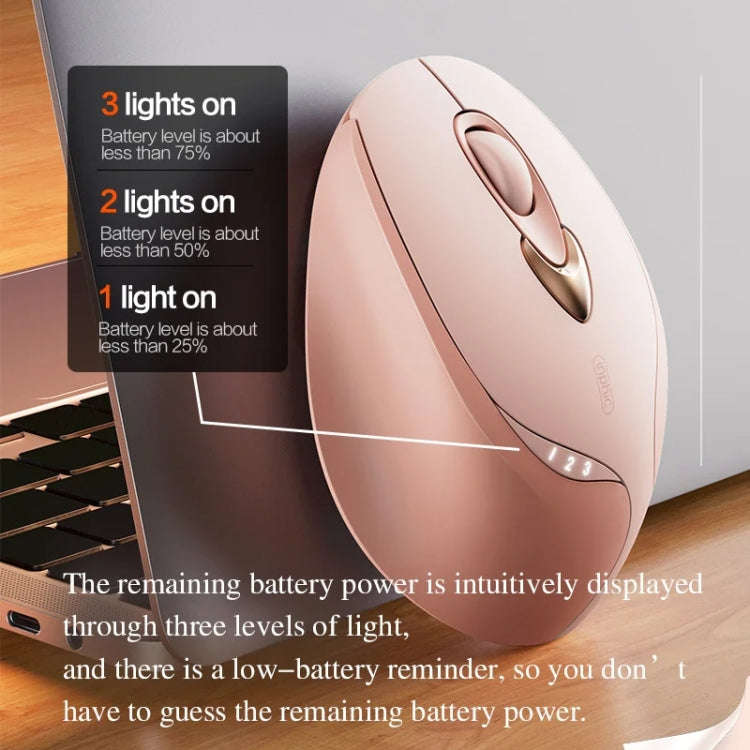 Inphic M8P 2.4G Wireless Mouse USB Mute Charging Girls Office Portable Ergonomic Mouse With Power...