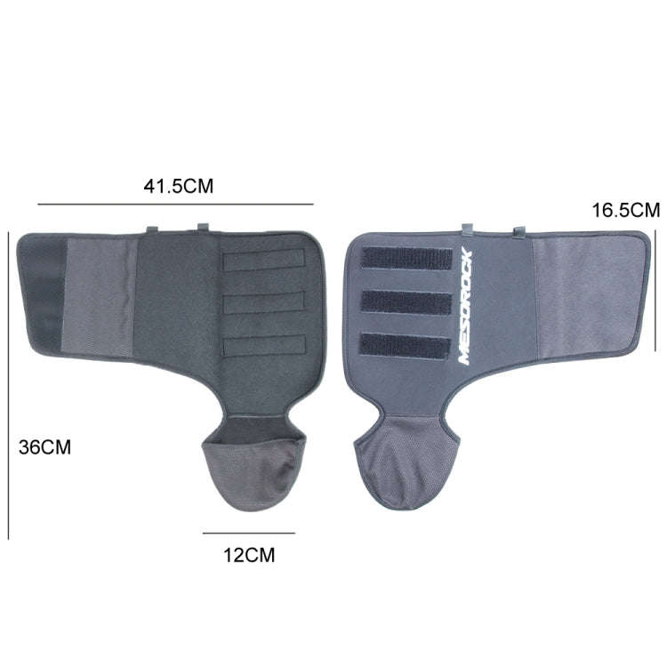 MESOROCK Motorcycle Riding Windproof Velvet Cold-proof Ankle Protection(Black)