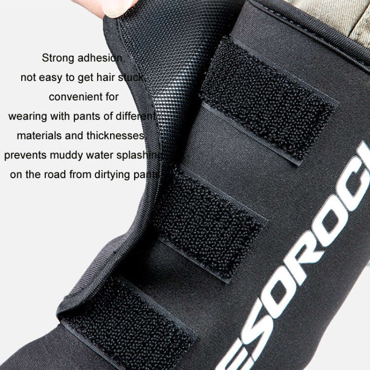 MESOROCK Motorcycle Riding Windproof Velvet Cold-proof Ankle Protection(Black)