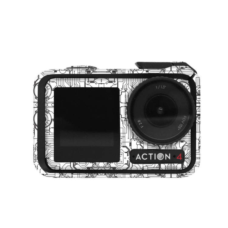 For DJI Action 4 Motion Camera Stickers All Inclusive Photo Frame Color Changing Stickers Accesso...