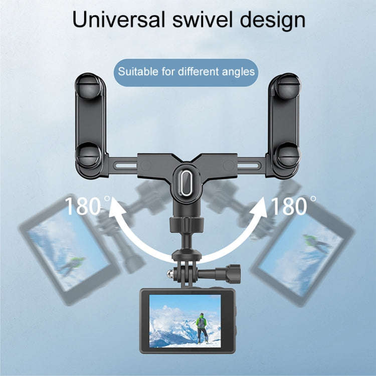 Vehicle Rearview Mirror Bracket Panoramic Sports Camera Car Mount Base Accessory