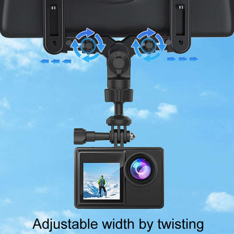 Vehicle Rearview Mirror Bracket Panoramic Sports Camera Car Mount Base Accessory