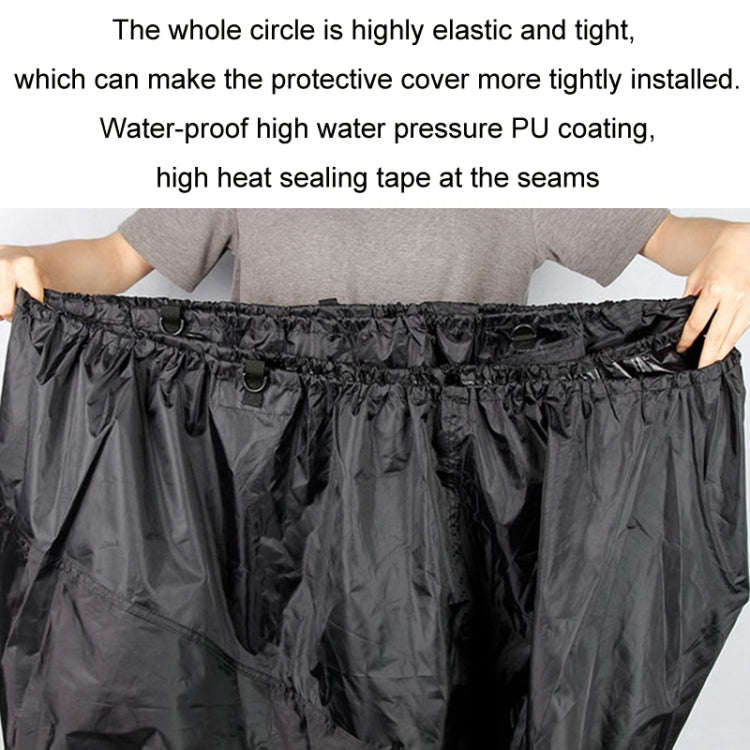 MESOROCK Motorcycle Light Durable Dustproof Rainproof Half Cover, Size: L