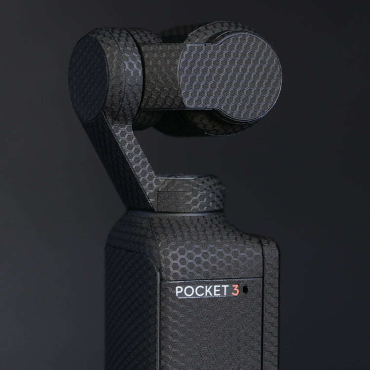 For DJI Pocket 3 Camera Stickers Anti-scratch Non-adhesive Protective Film(Matte Black)