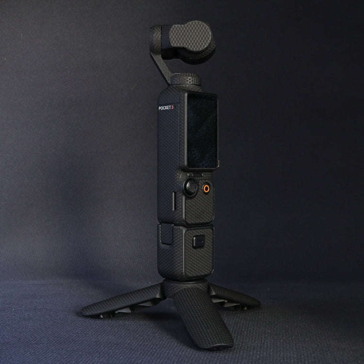 For DJI Pocket 3 Camera Stickers Anti-scratch Non-adhesive Protective Film(Matrix Black)