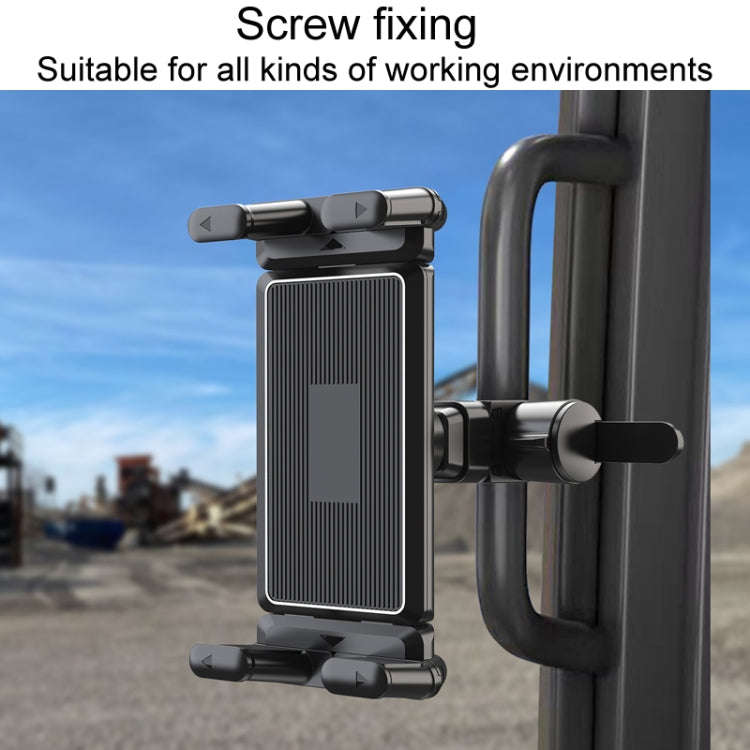 Engineering Truck Off-Road Vehicle Handrail Folding Screen Cell Phone Tablet Universal Bracket
