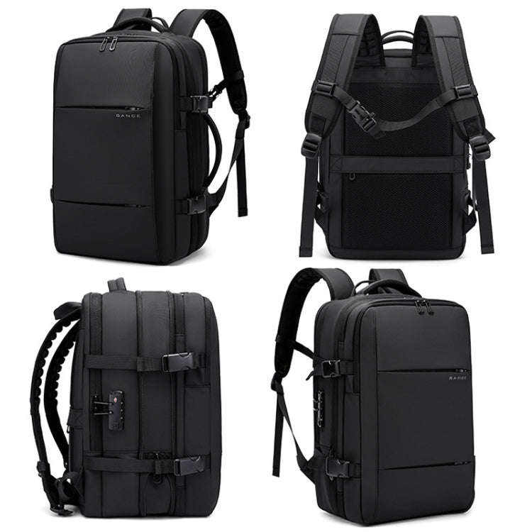 BANGE BG-3028 Men Shoulder Bag Vacuum Compression Large Capacity Expansion Leisure Backpacks(Blue)